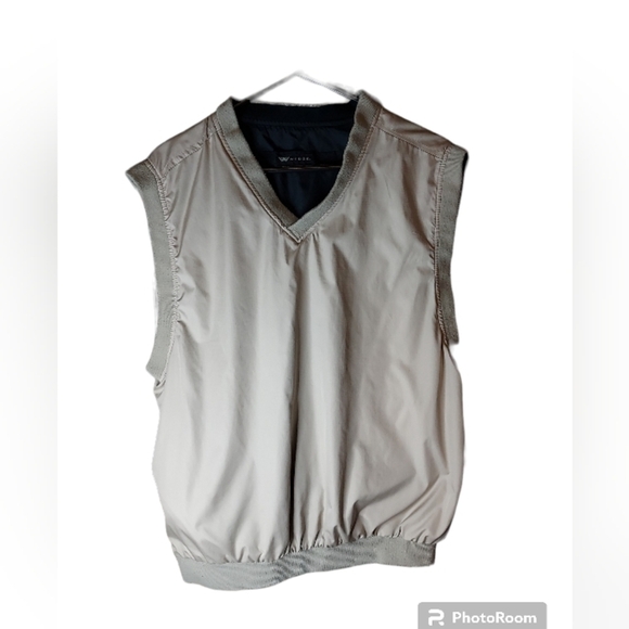 Wedge golf and Beyond reversible Med navy or beige vest - Picture 8 of 12